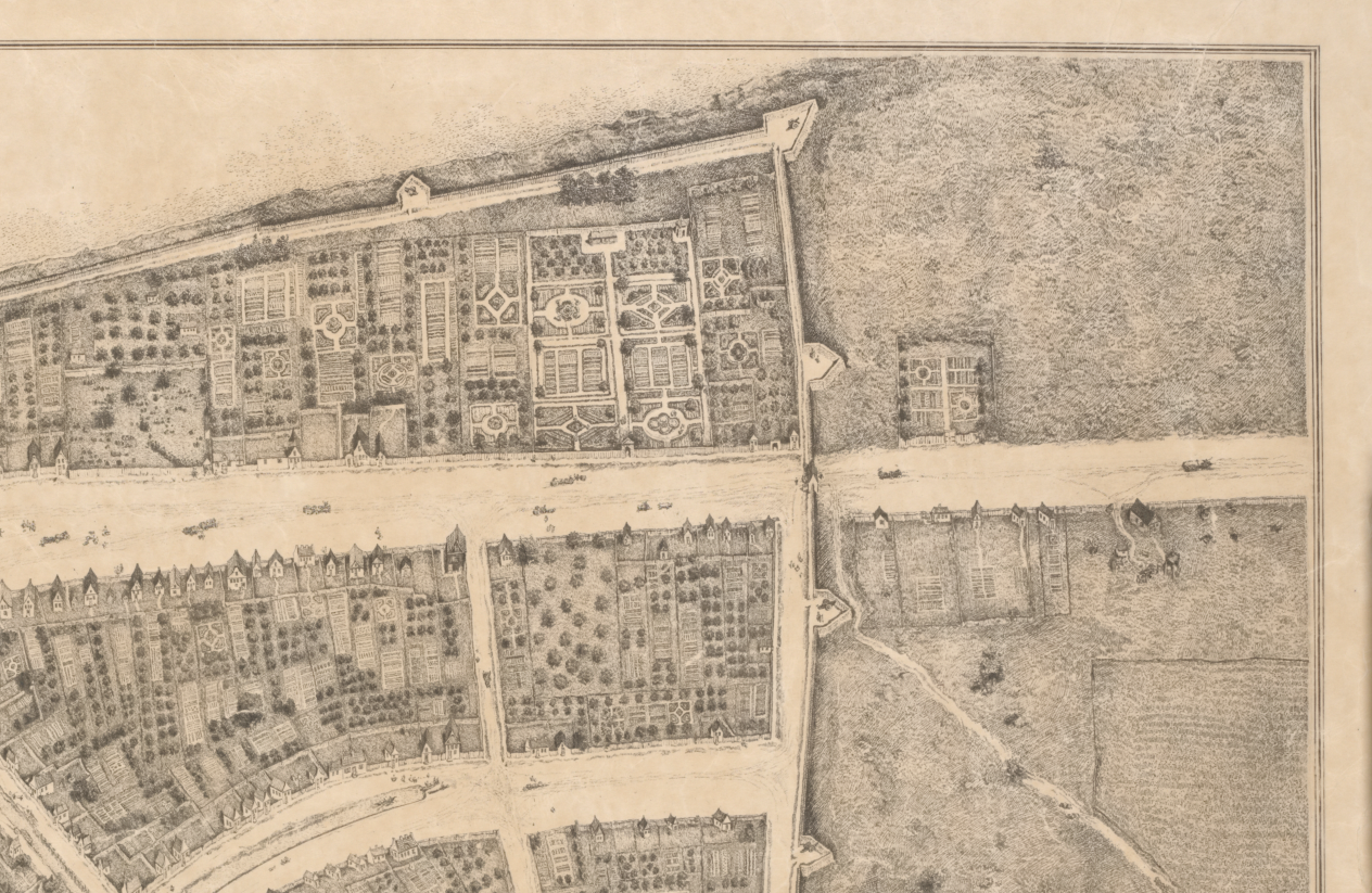New York City - 1660 New Amsterdam Colonial Map