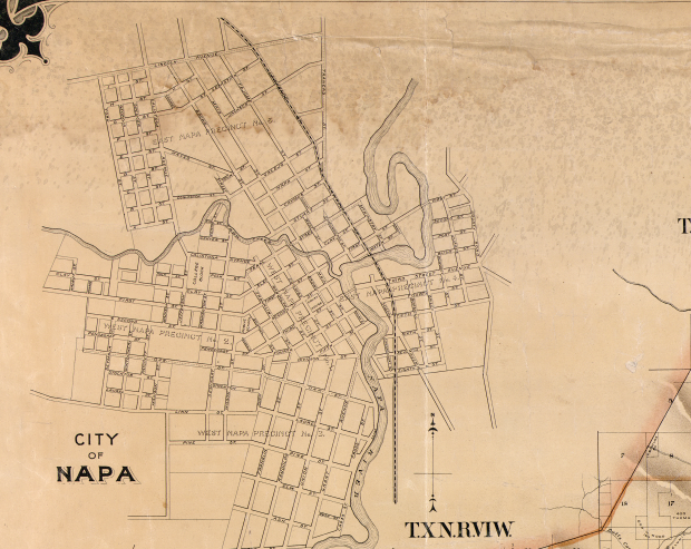 Napa County, California - 1895 Official Map