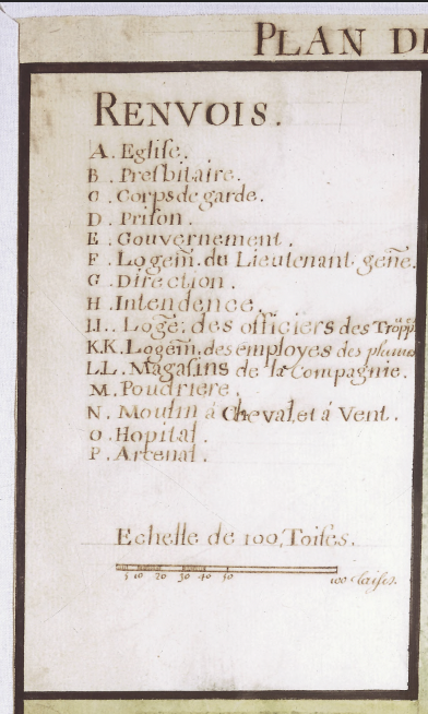 New Orleans, Louisiana – 1725 Colonial City Plan