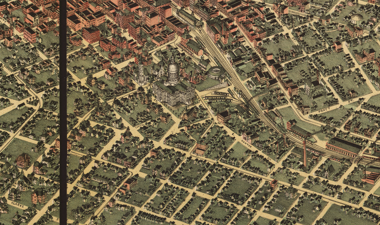 Atlanta, Georgia – 1892 City Map