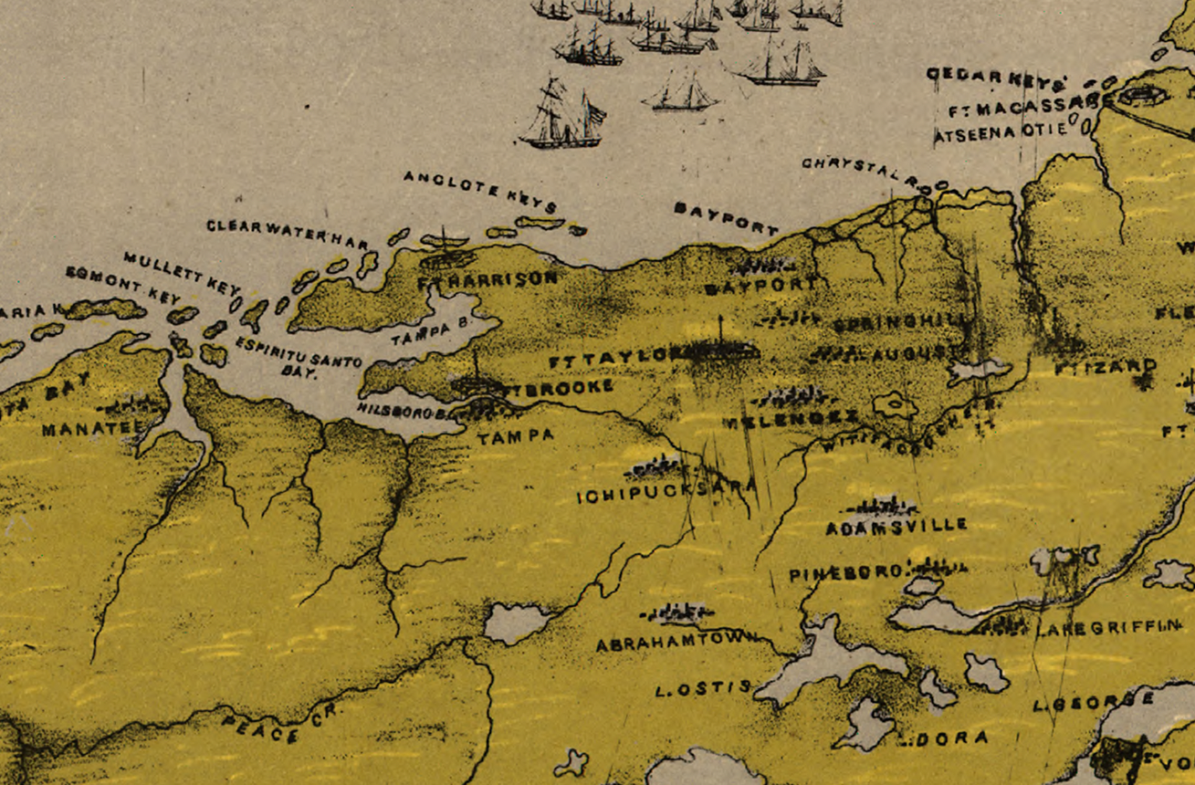 Florida – Bird’s Eye View of the Peninsula and Gulf Coast