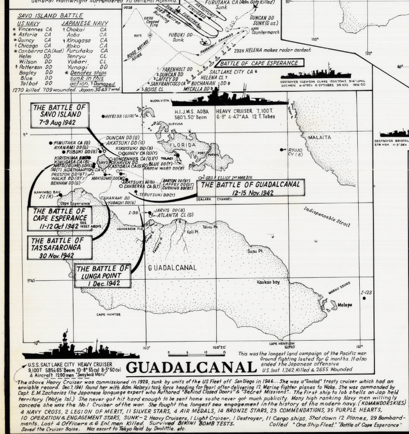 Battle Archives Map 30x27.9 Pacific Theater of Operations #1