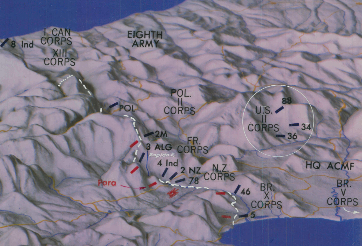 Battle Archives Map Anzio