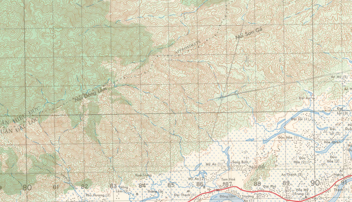 Battle Archives Map Arizona Territory, Vietnam