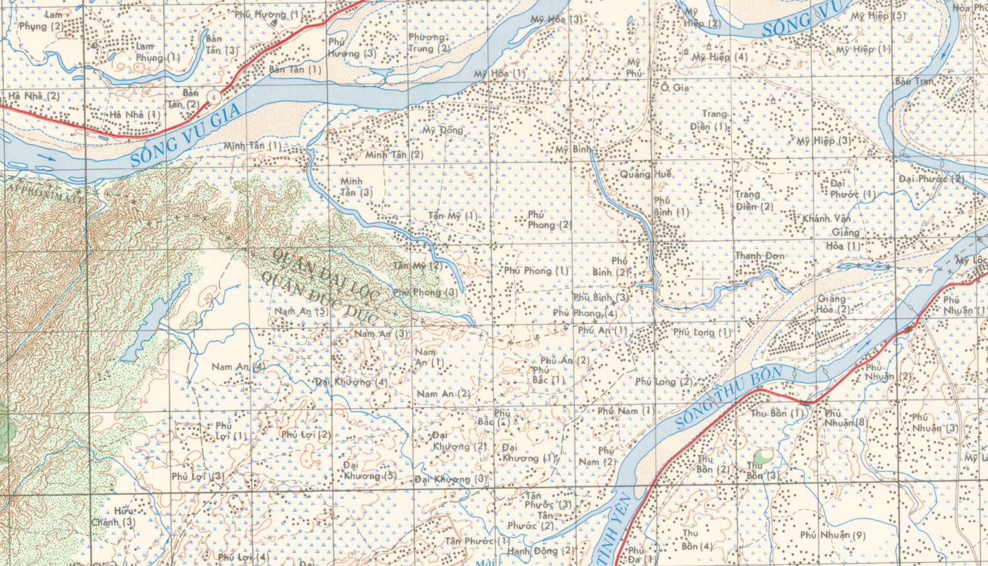 Battle Archives Map Arizona Territory, Vietnam