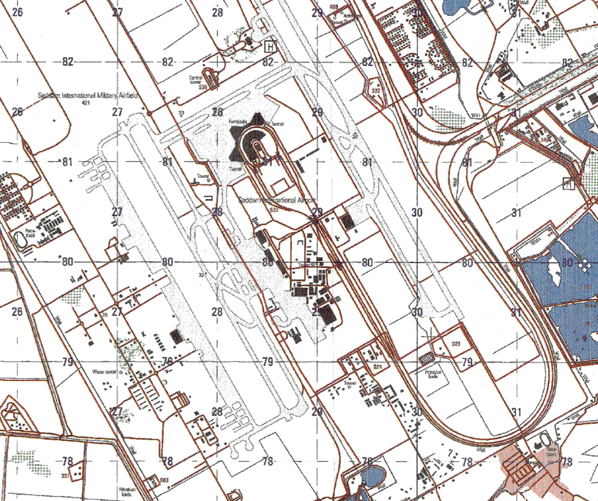 Battle Archives Map Baghdad, Iraq #1