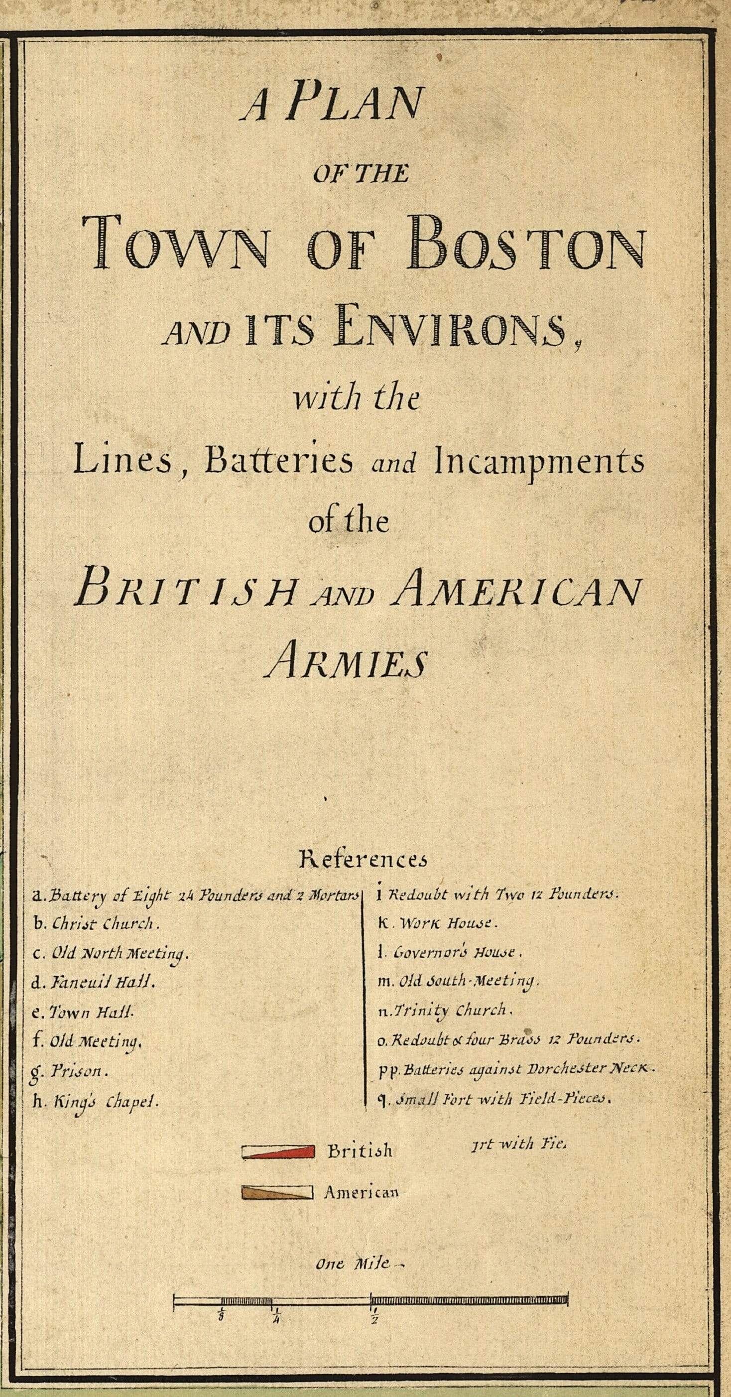 Battle Archives Map Boston #2