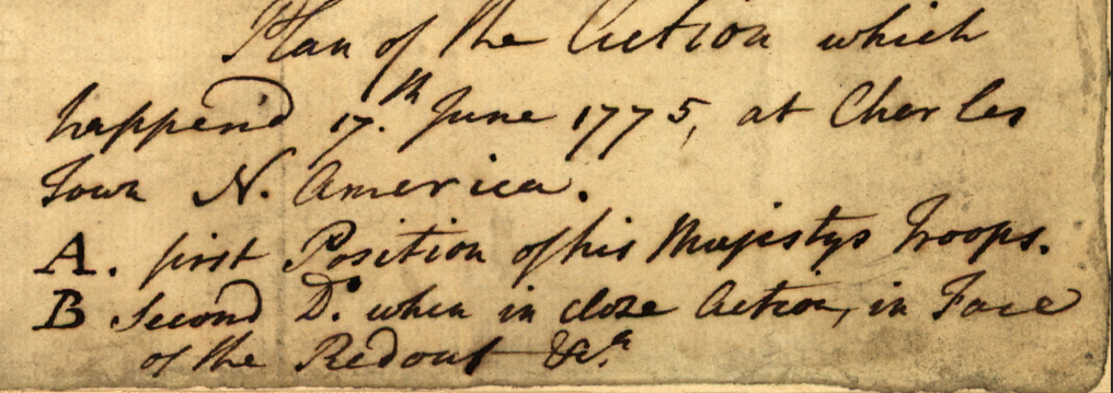 Battle Archives Map Bunker Hill, Massachusetts #1