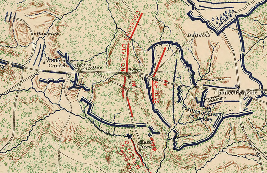 Battle Archives Map Chancellorsville #3