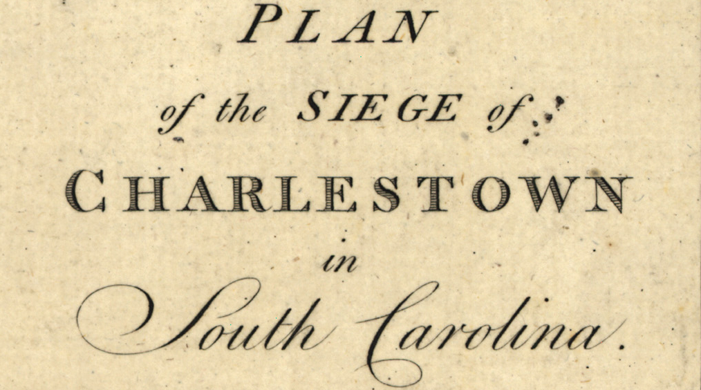 Battle Archives Map Charles Town, South Carolina #1