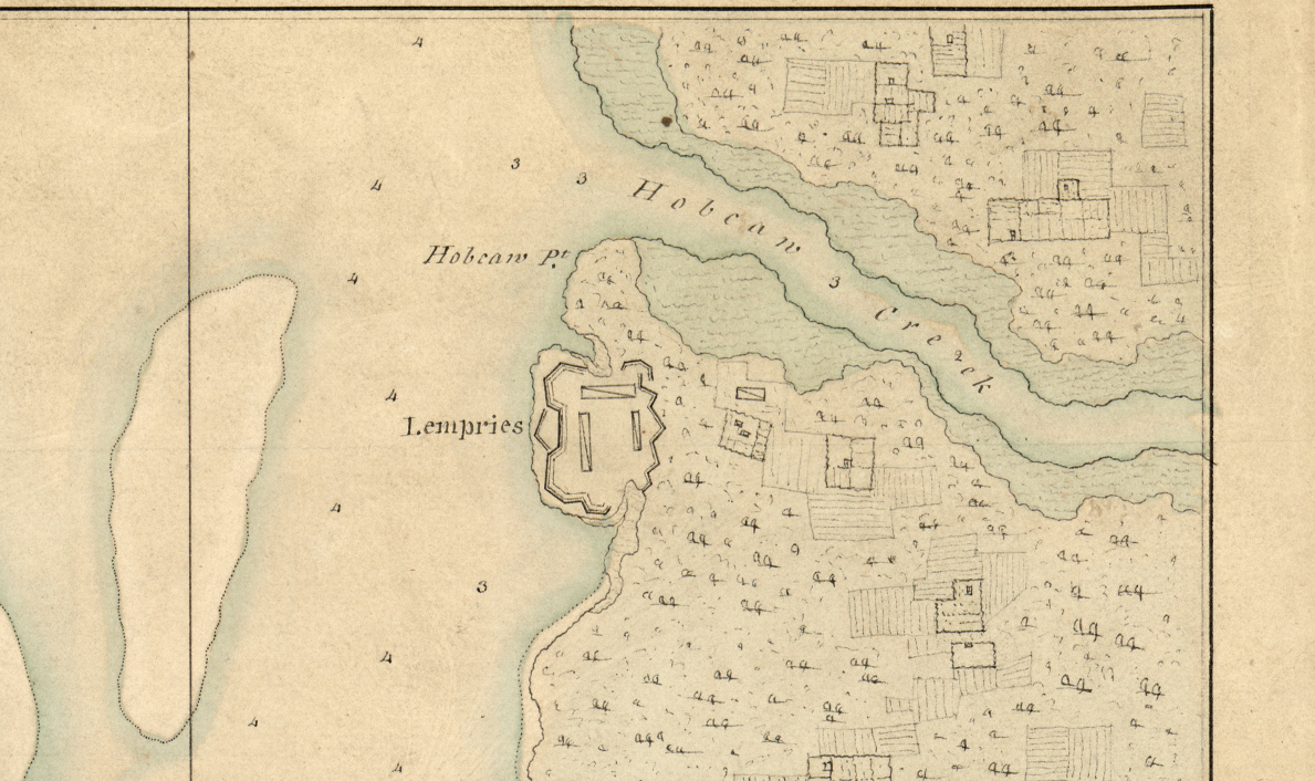 Battle Archives Map Charles Town, South Carolina #2