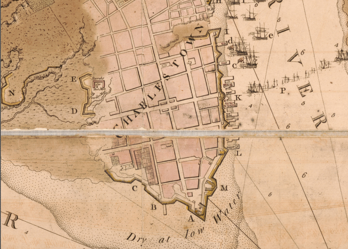 Battle Archives Map Charles Town, South Carolina #3