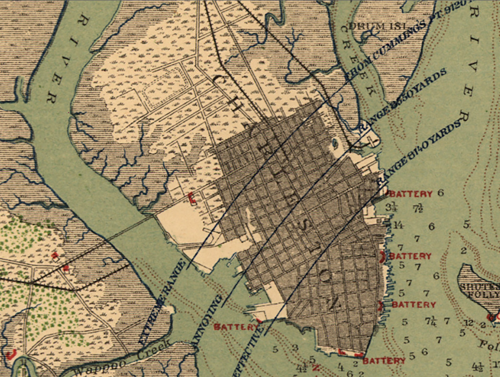 Battle Archives Map Charleston, South Carolina #2