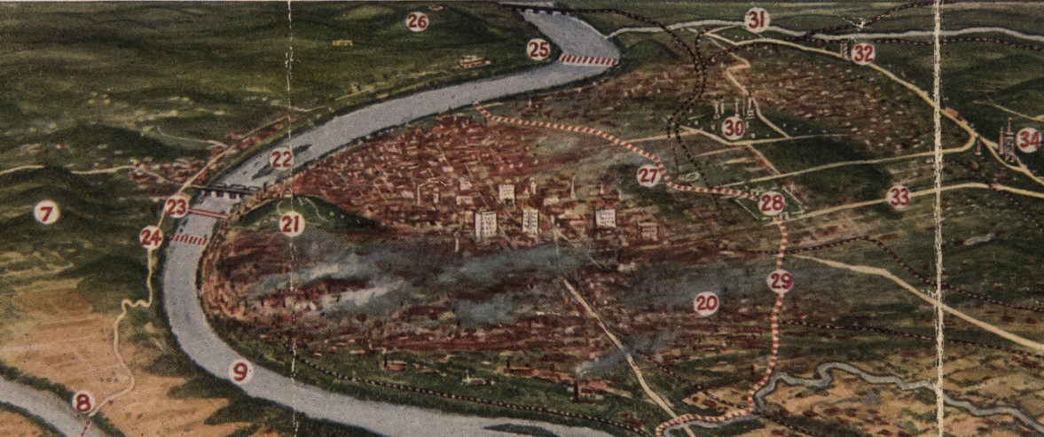 Battle Archives Map Chattanooga, Tennessee #2 (Campaign)