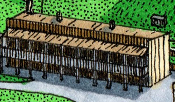 Battle Archives Map Fort McHenry, Maryland High Detail Drawing