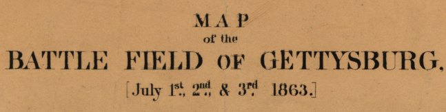 Battle Archives Map Gettysburg #9