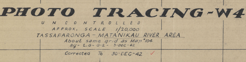 Battle Archives Map Guadalcanal #4