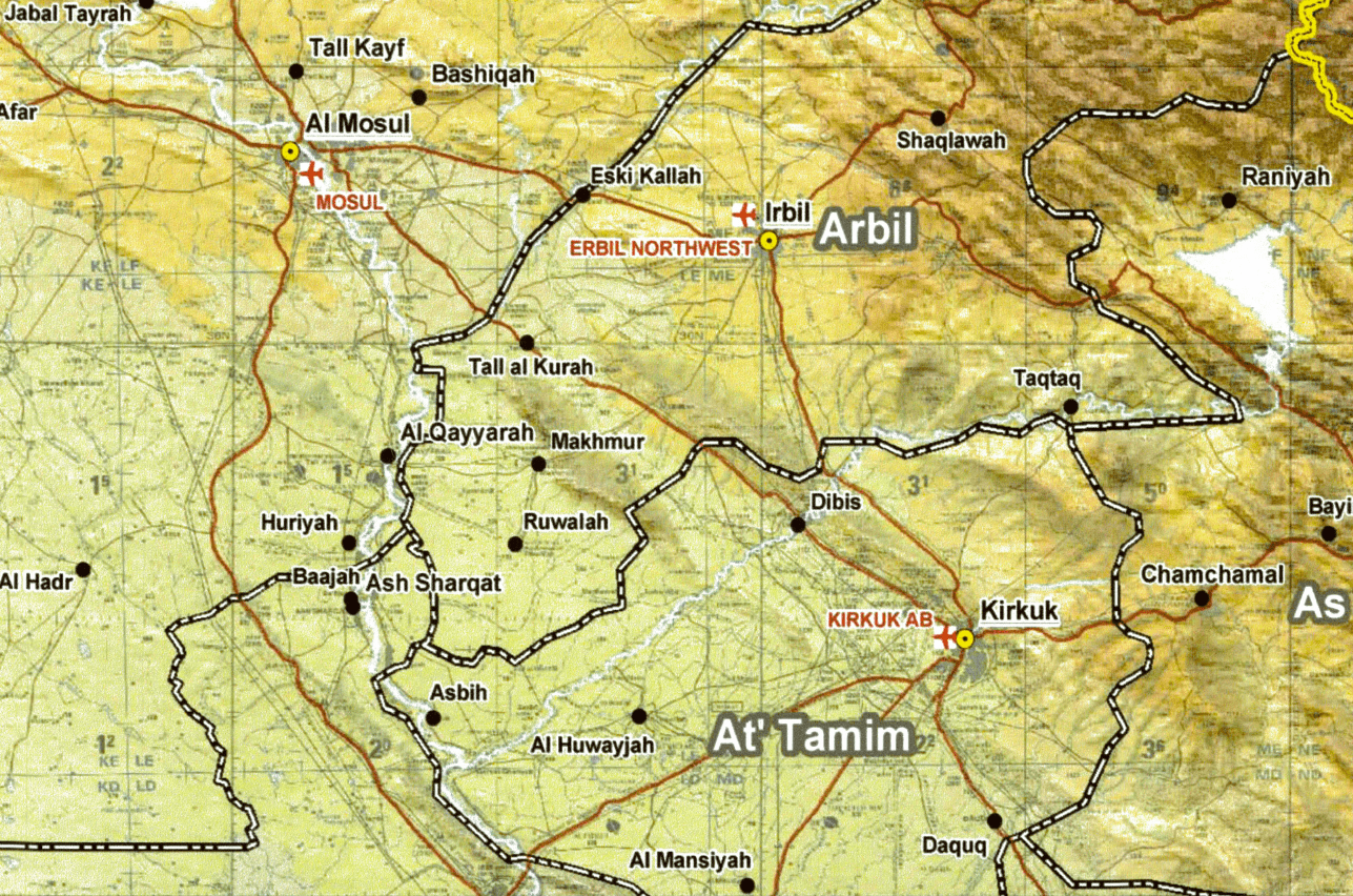 Battle Archives Map Iraq #1