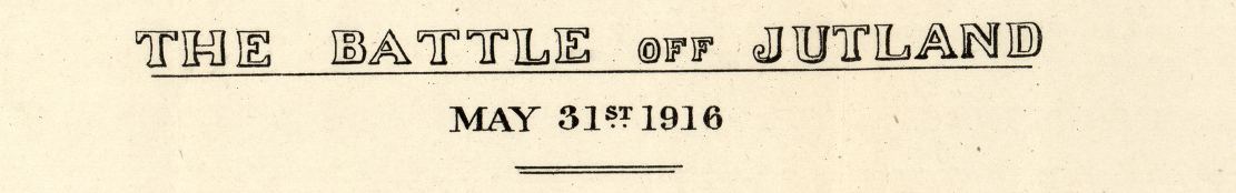 Battle Archives Map Jutland