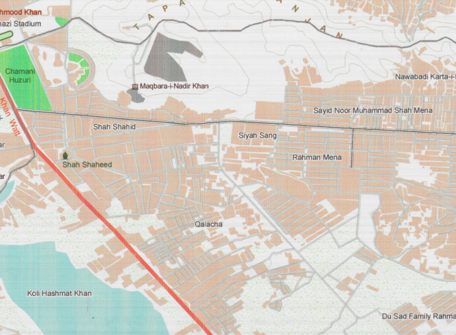 Battle Archives Map Kabul, Afghanistan #1