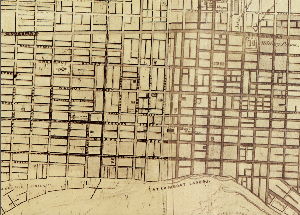 Battle Archives Map Louisville, Kentucky