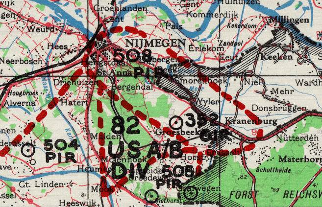 Battle Archives Map Market Garden #1