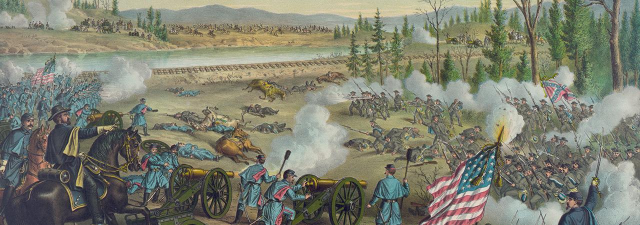 Battle Archives Map Murfreesborough, Tennessee #2