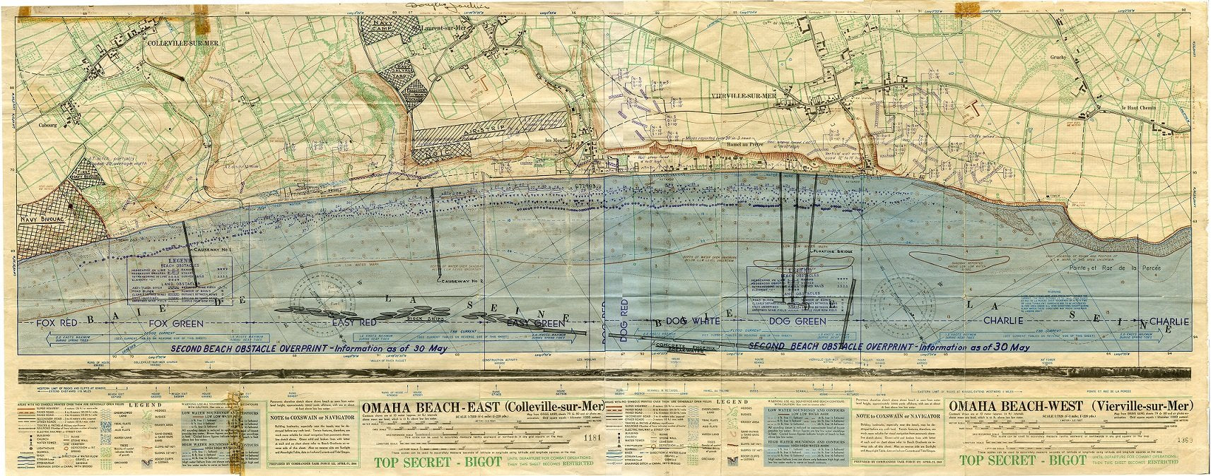 Battle Archives Map Normandy #5