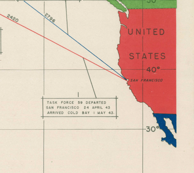 Battle Archives Map Pacific Campaign of the 7th Infantry Division