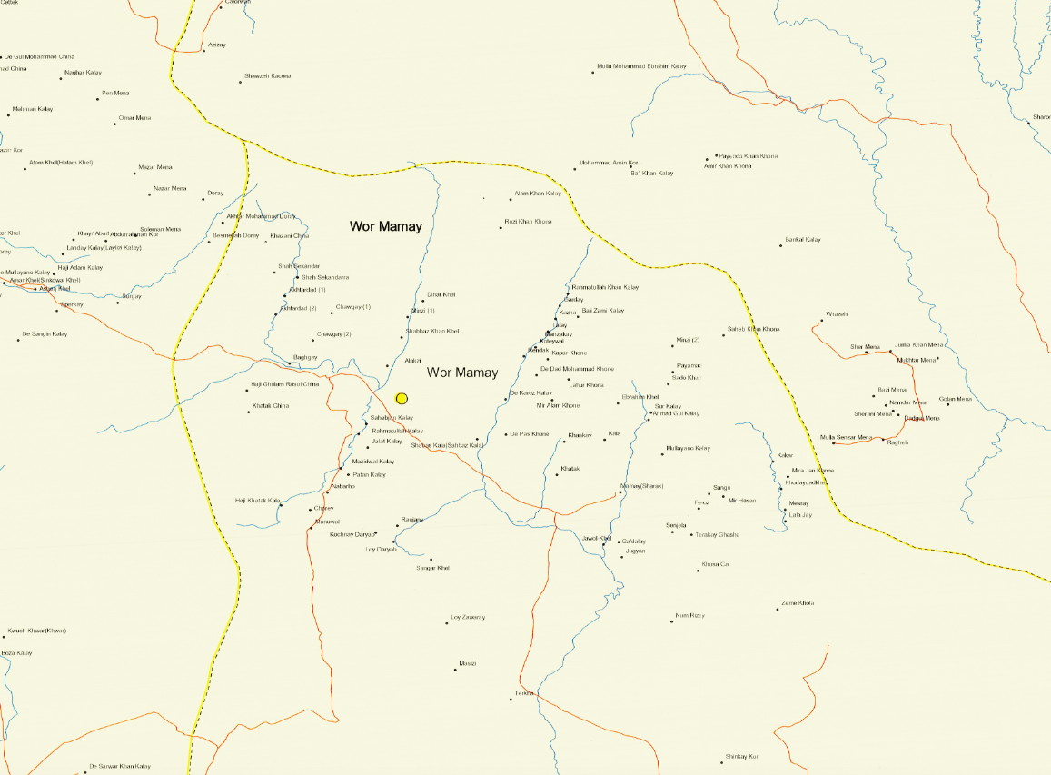 Battle Archives Map Paktika Province, Afghanistan