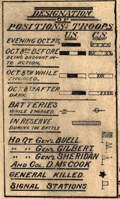 Battle Archives Map Perryville, Kentucky