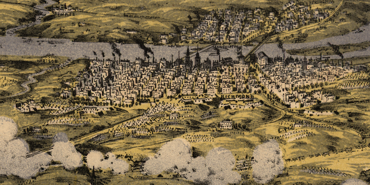 Battle Archives Map Richmond, Virginia #2