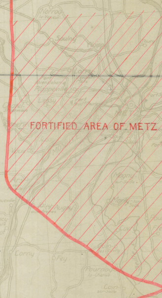 Battle Archives Map Saint Mihiel Offensive #3