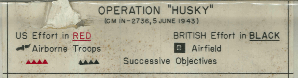 Battle Archives Map Sicily 1943 Operation Husky Battle Map