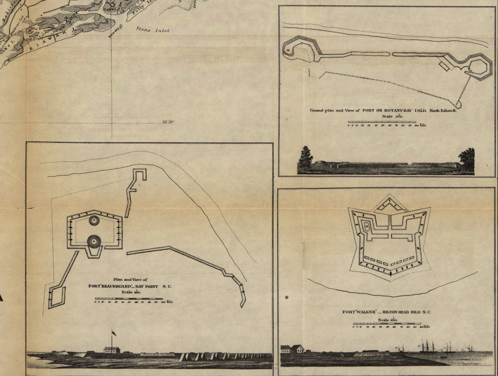 Battle Archives Map South Carolina #1