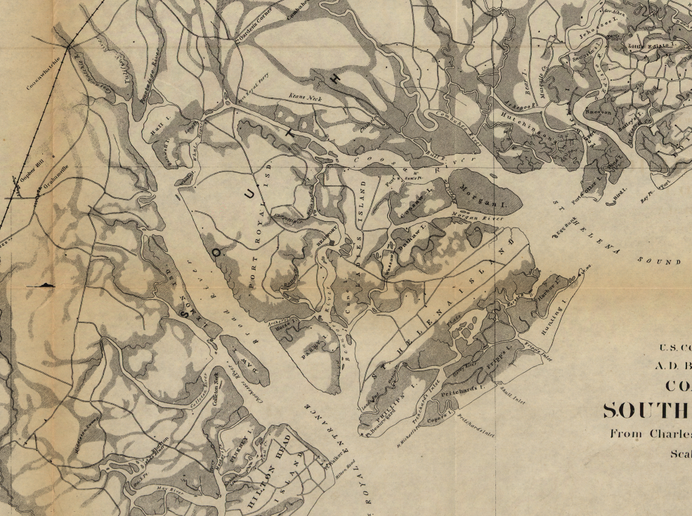 Battle Archives Map South Carolina #1