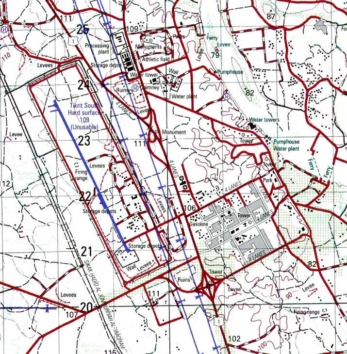 Battle Archives Map Tikrit, Iraq