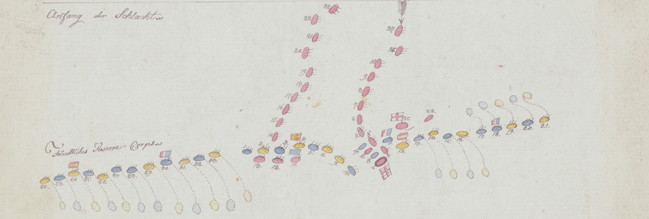 Battle Archives Map Trafalgar Battle Map with Ship Designations