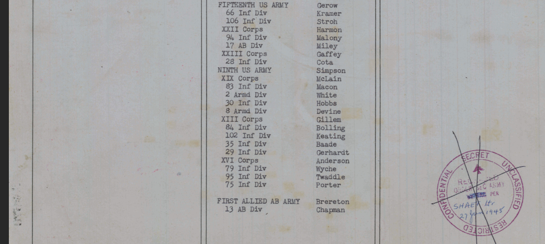 Battle Archives Map Victory in Europe Day #2