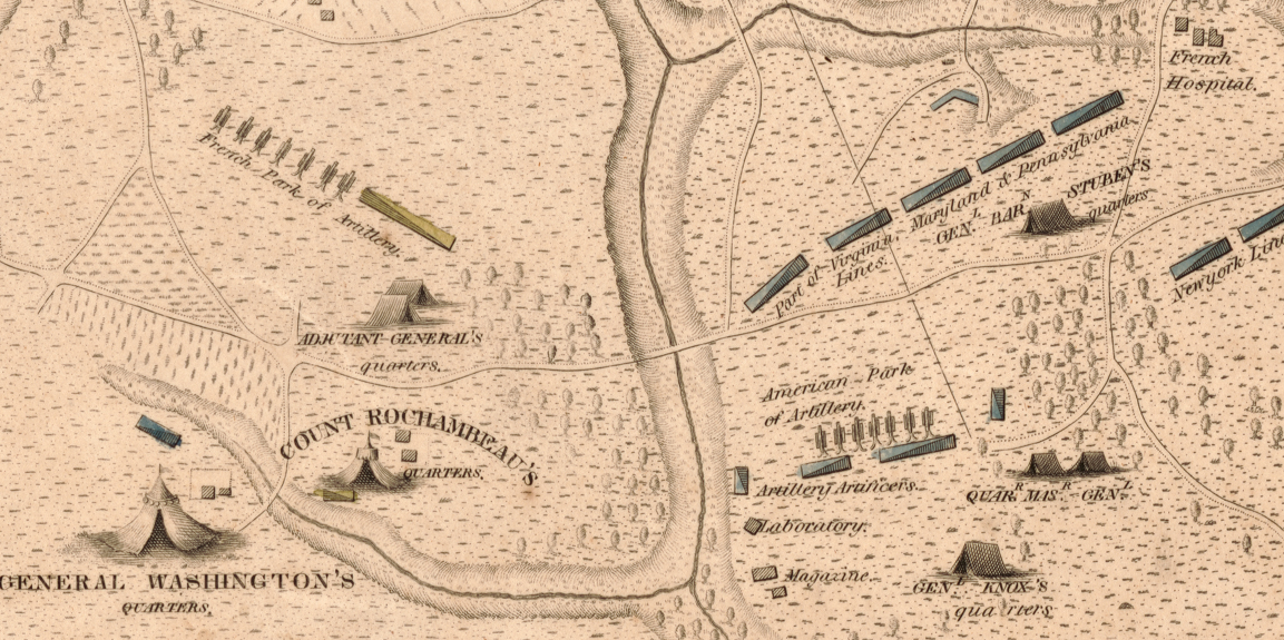 Battle Archives Map Yorktown, Virginia (1781) #4