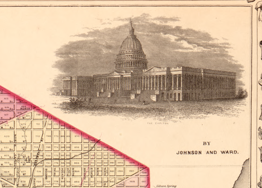 Washington City and Georgetown – Civil War–Era Ward Map