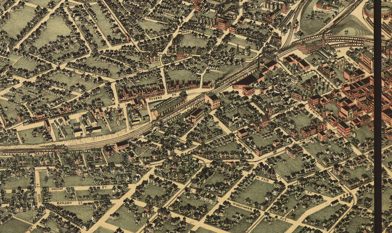 Atlanta, Georgia – 1892 City Map