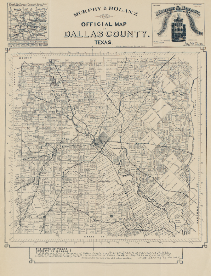 Dallas County, Texas – Official County Map