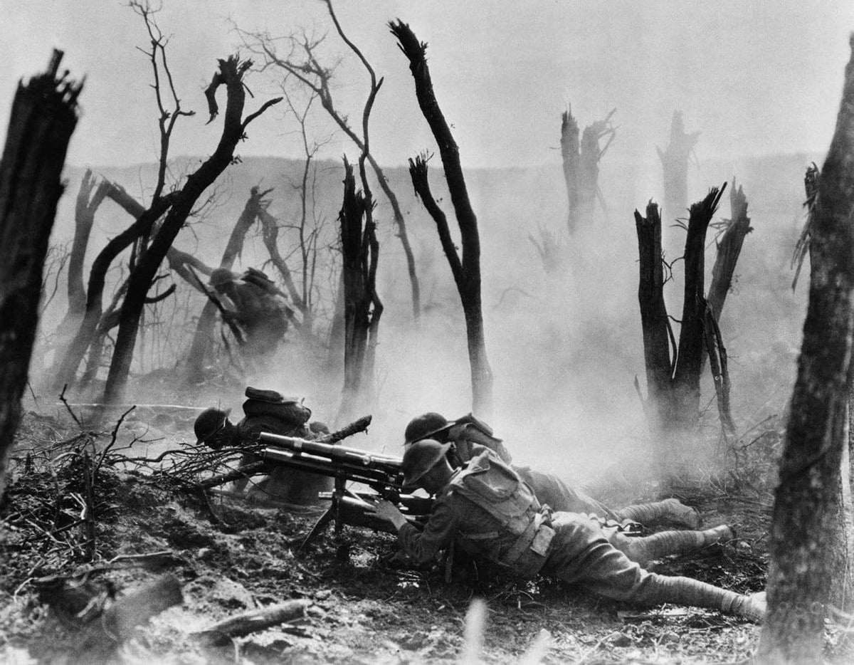 Belleau Wood – 1918 U.S. Marines Operations Battle Map