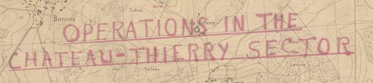 Battle Archives Map Belleau Wood Front Line Progression Battle Map