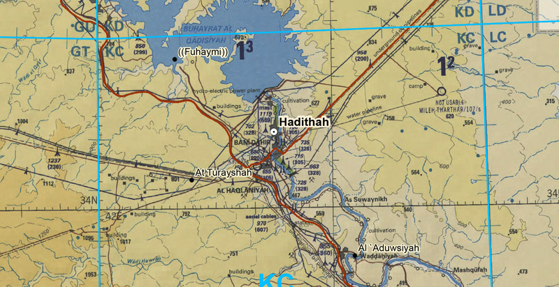 Al Anbar Province, Iraq Topographical Map