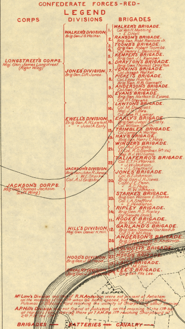 Battle Archives Map Antietam #2