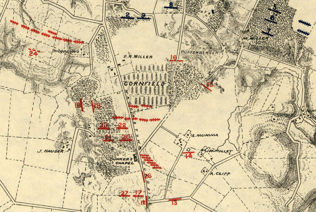 Battle Archives Map Antietam #2
