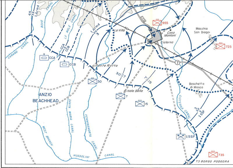Battle Archives Map Anzio Breakout Battle Map