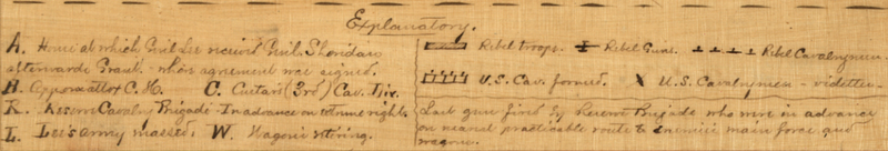 Appomattox Court House 9 April 1865 Battle Map
